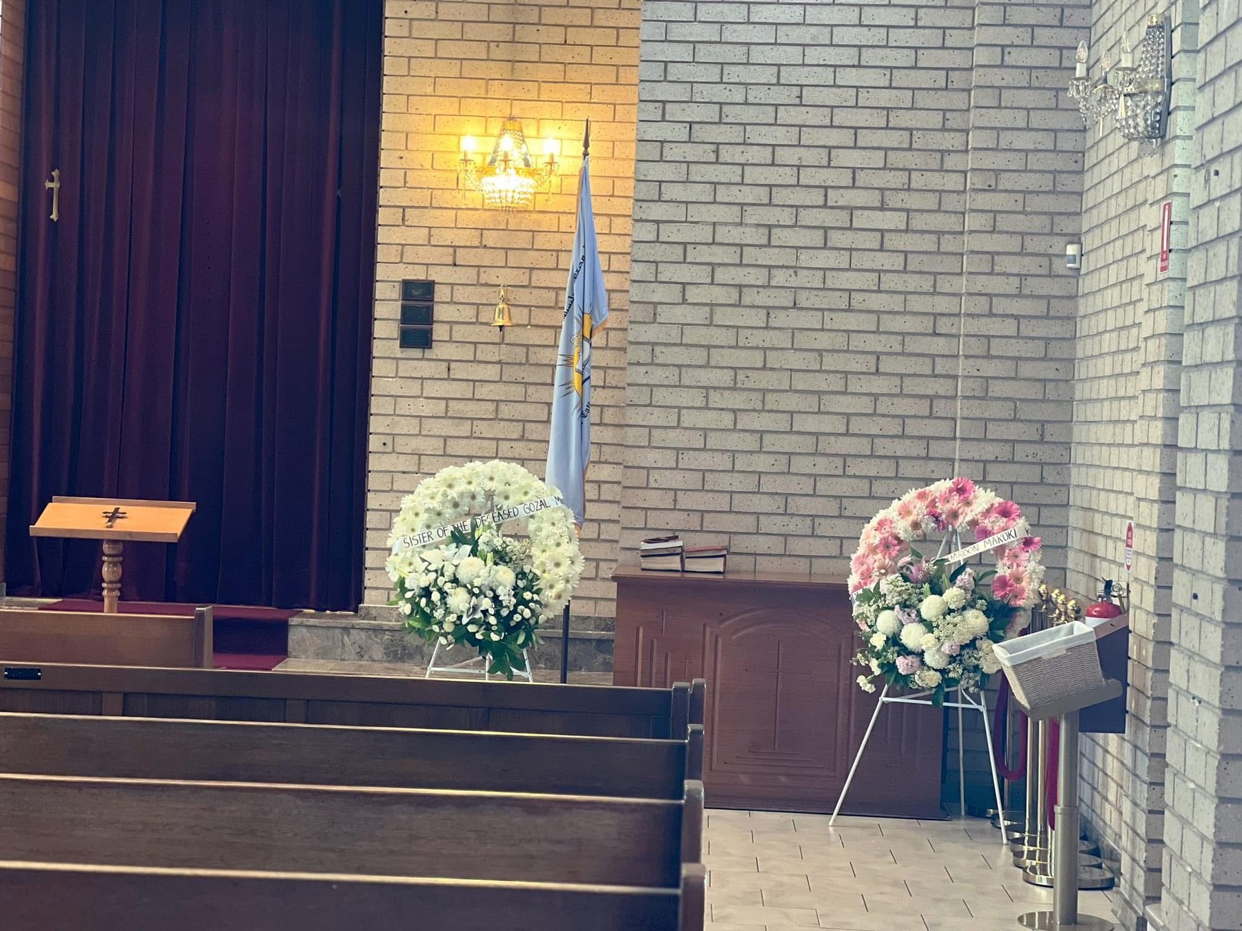 Custom funeral and sympathy floral arrangement by Everyday Flowers Sydney