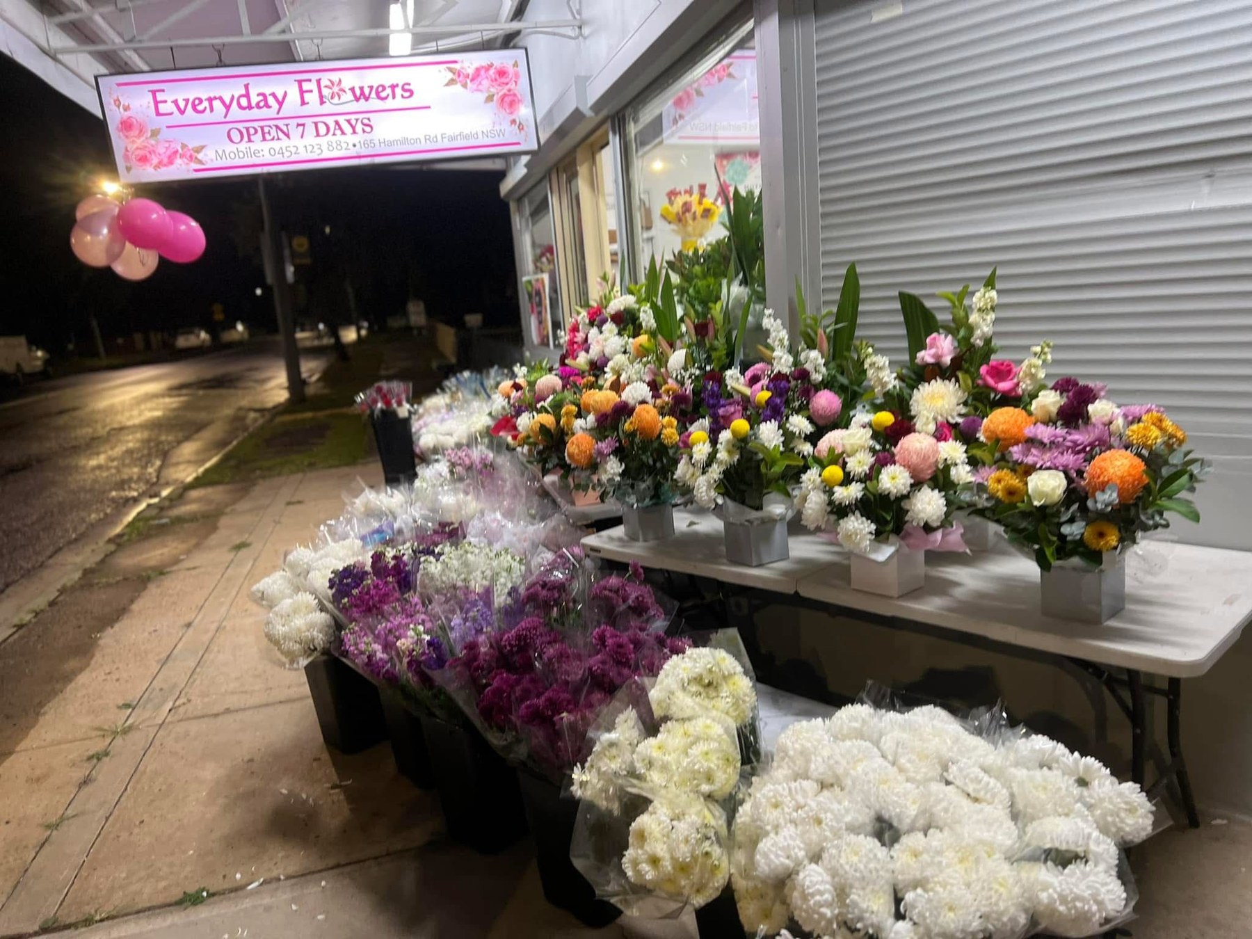 Custom funeral and sympathy floral arrangement by Everyday Flowers Sydney