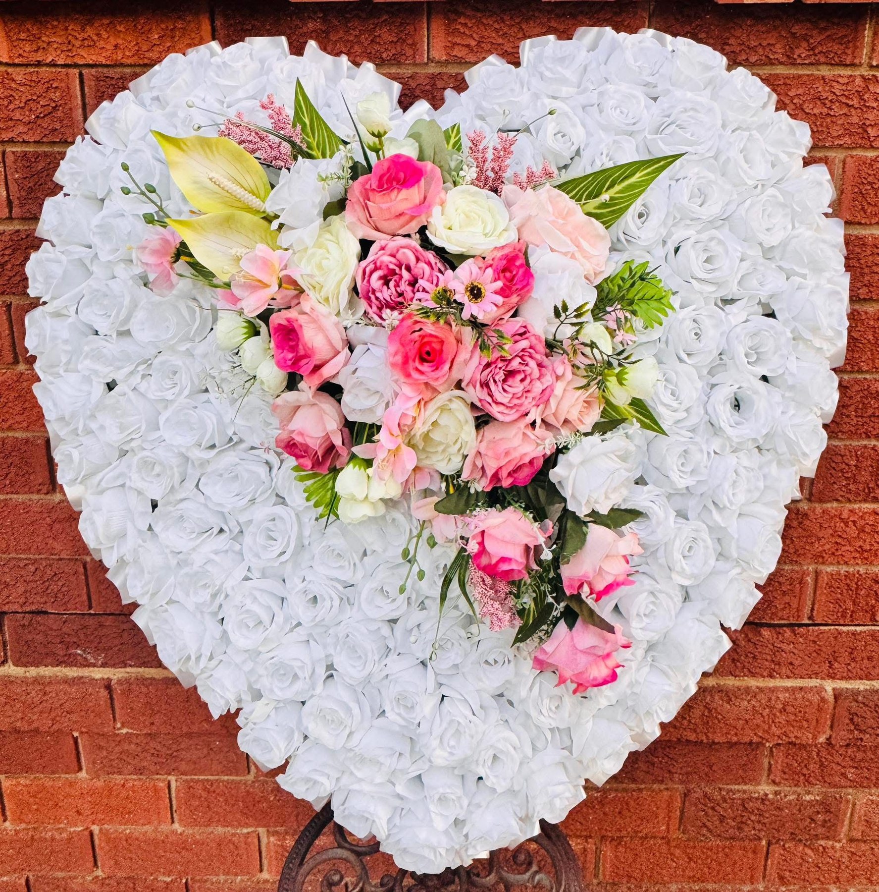 Custom funeral and sympathy floral arrangement by Everyday Flowers Sydney